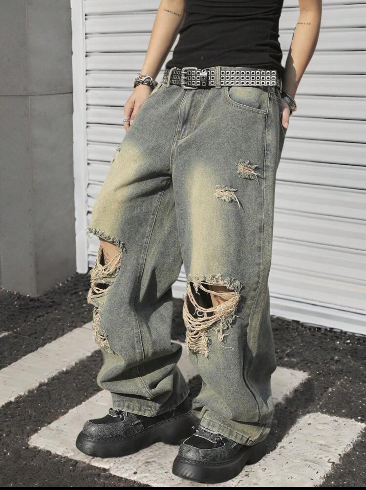 Leg Loose Casual Trendy Jeans