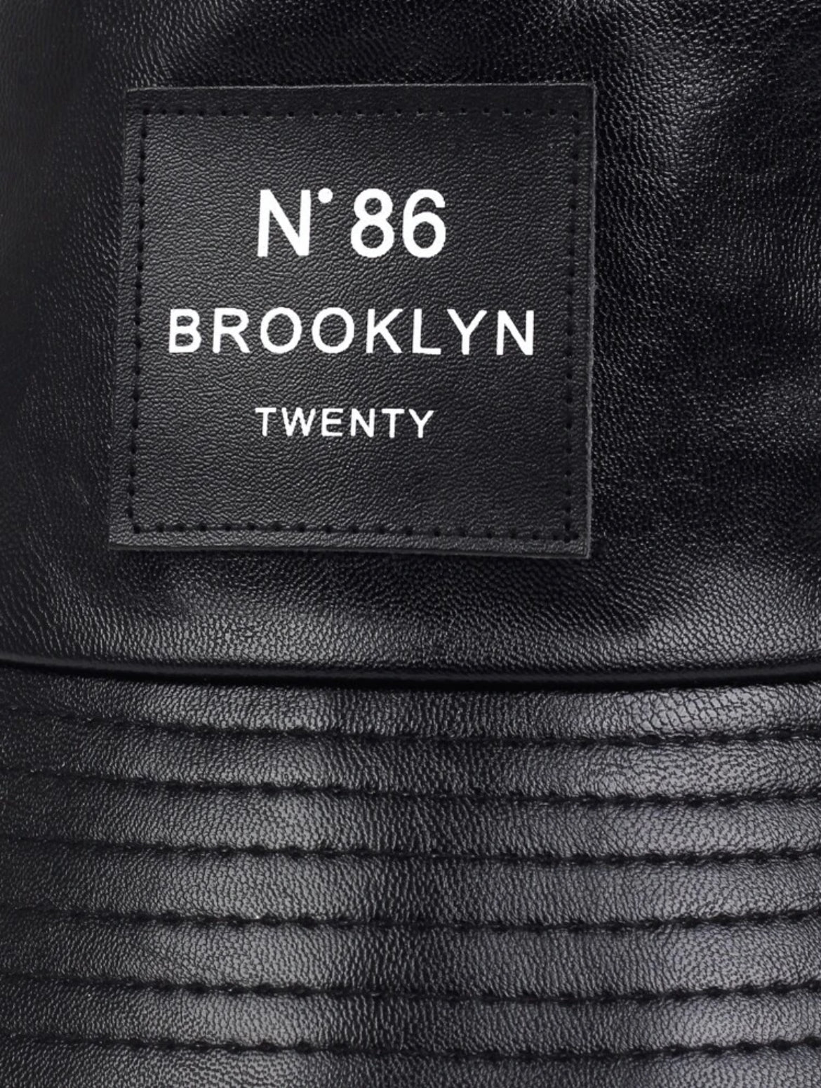 Unisex Letter Detail Fashion Bucket Hat