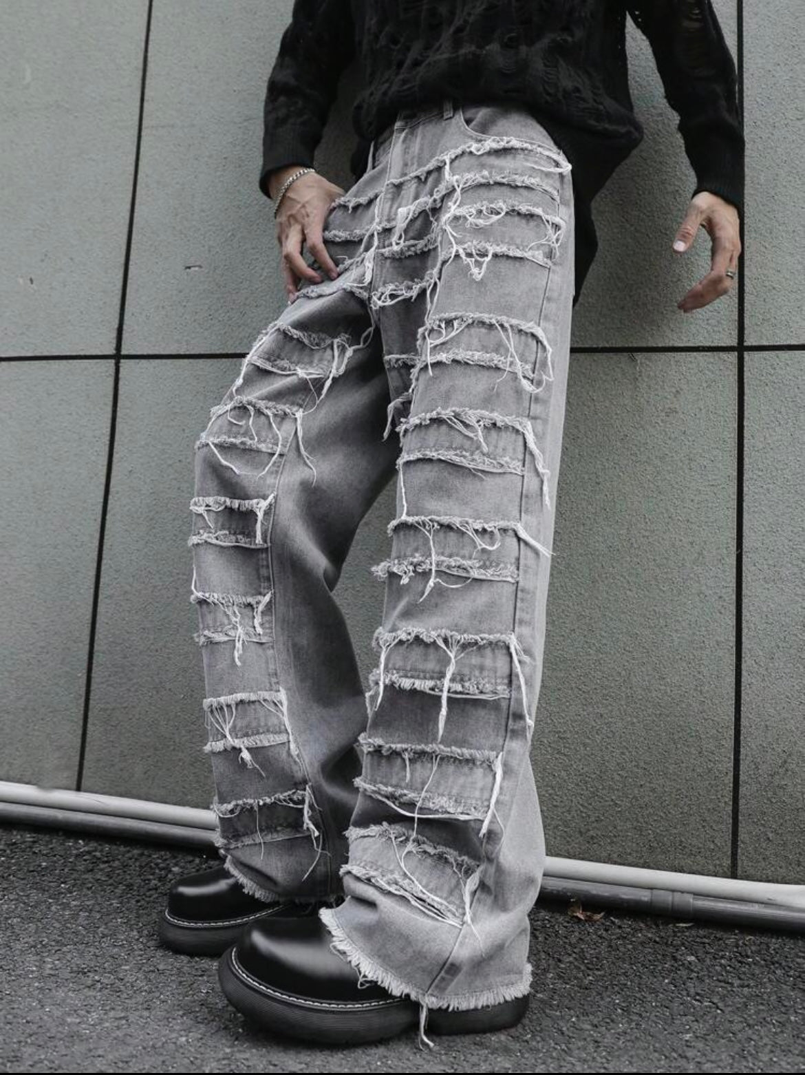 Manfinity EMRG Men Loose Fit Casual Versatile Jeans