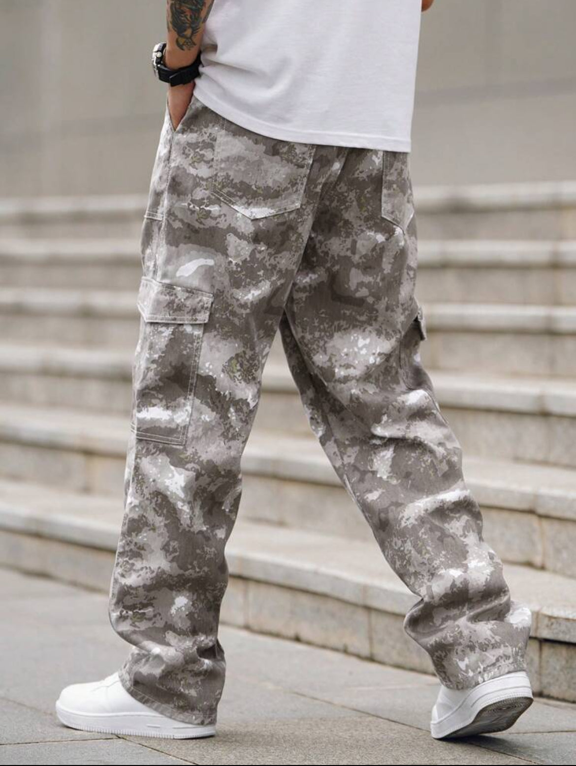 Casual Straight Leg Jeans Long
Baggy