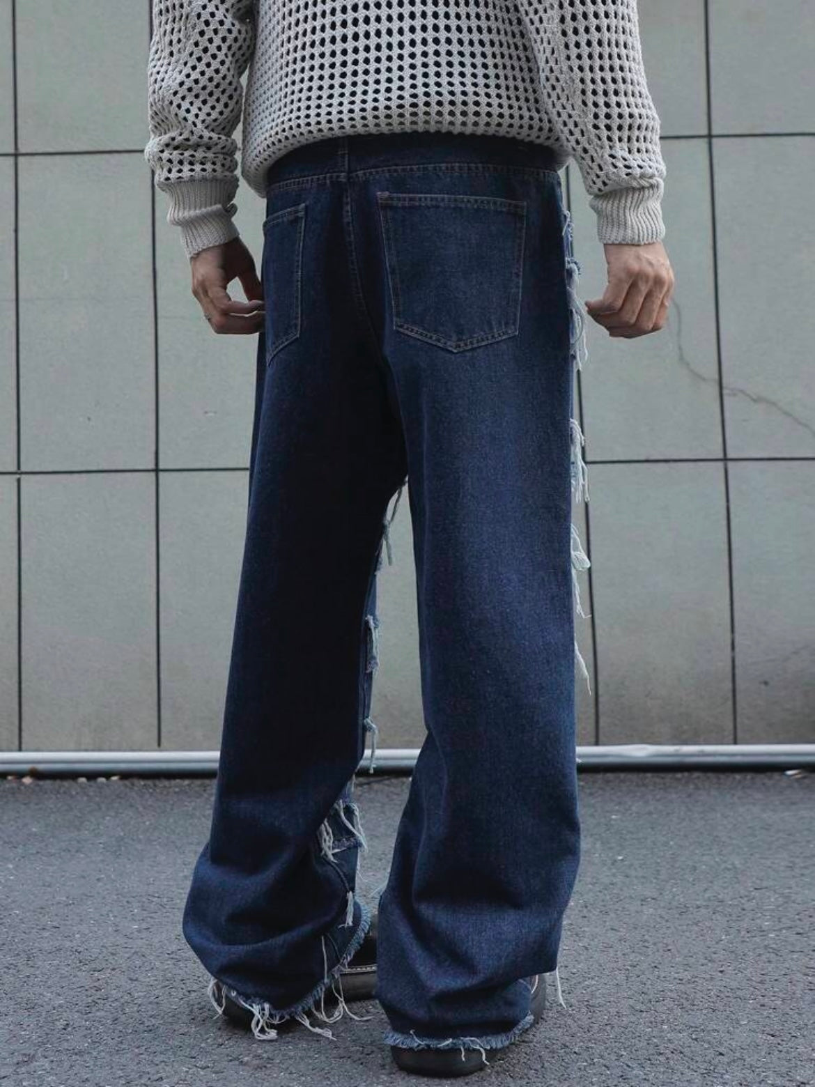 Manfinity EMRG Men Loose Fit Casual Versatile Jeans