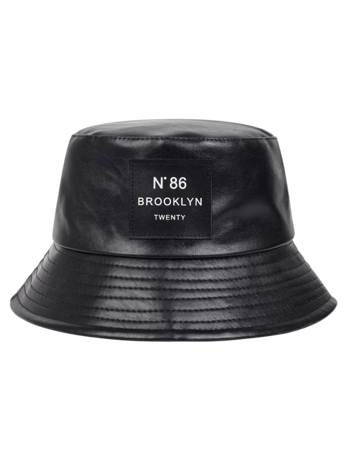 Unisex Letter Detail Fashion Bucket Hat