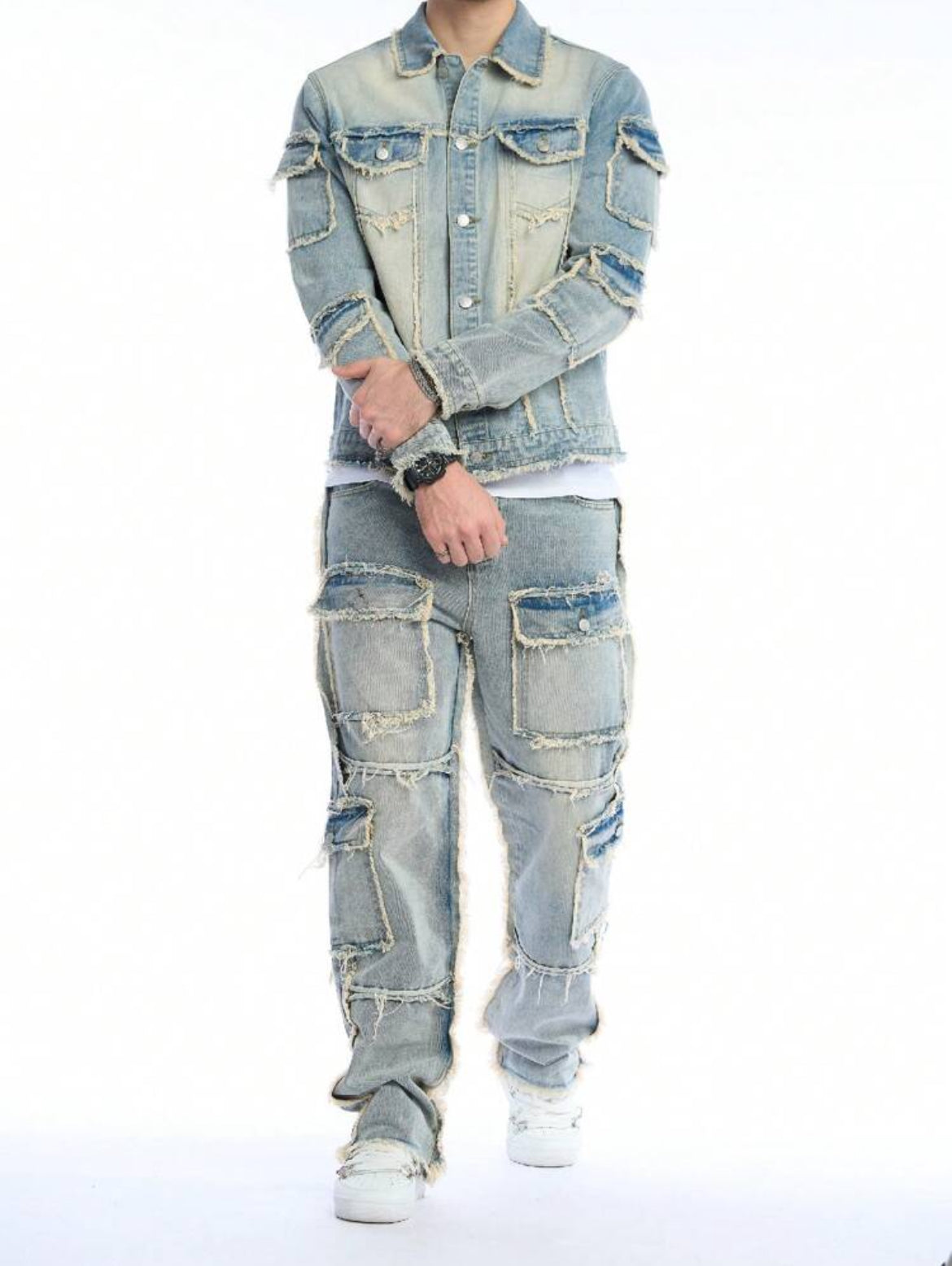 Manfinity EMRG Jacket And Denim Pants