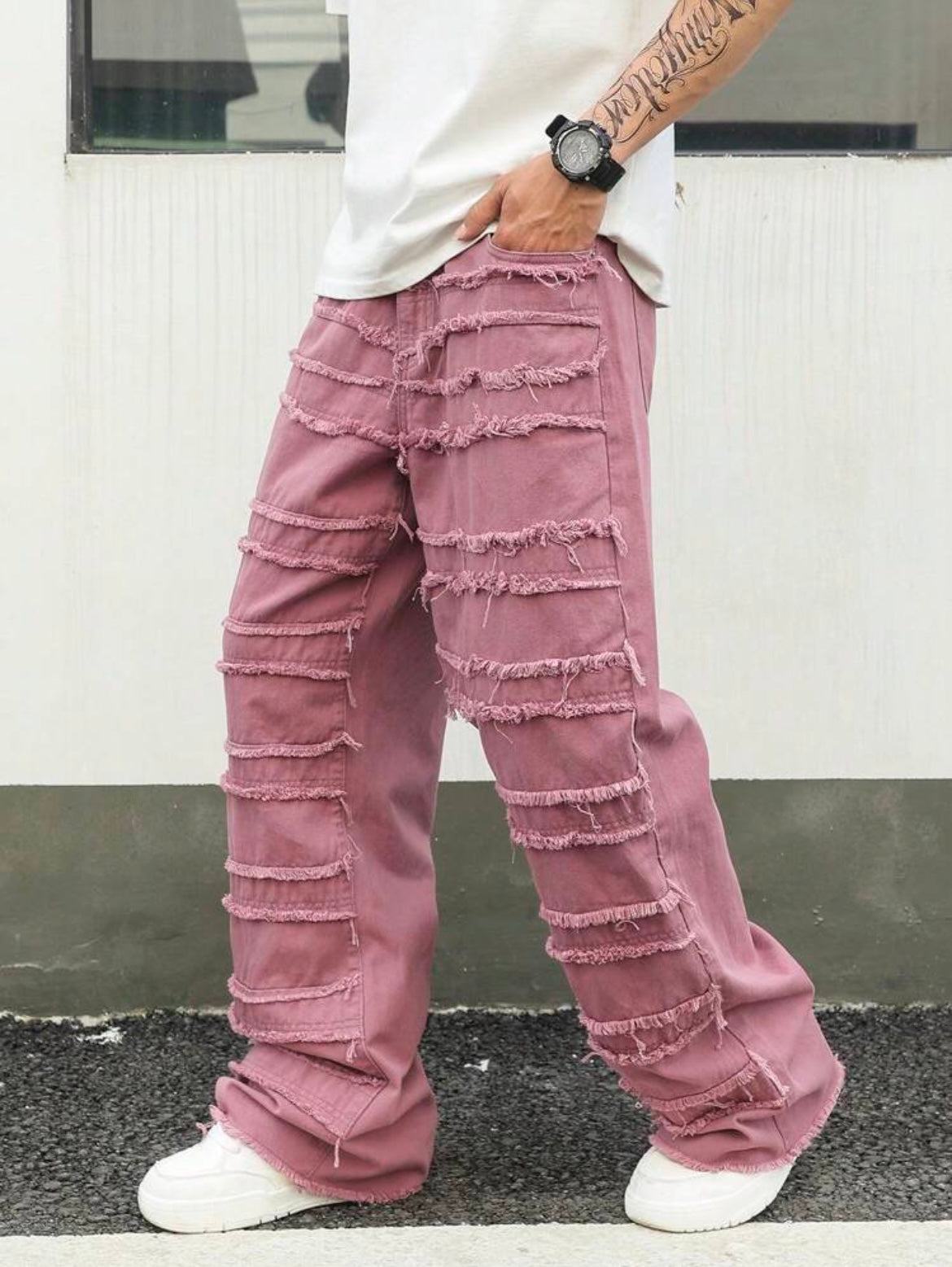Manfinity EMRG Men Loose Fit Casual Versatile Jeans