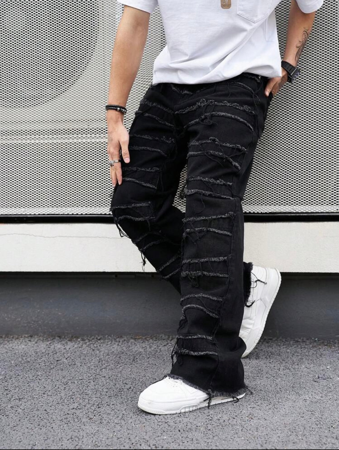 Manfinity EMRG Men Loose Fit Casual Versatile Jeans