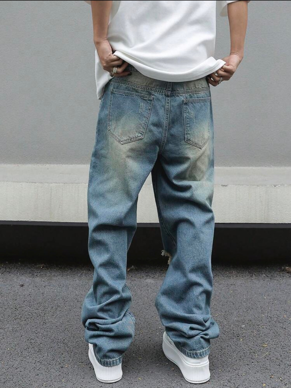 Loose Fit Denim Jeans
