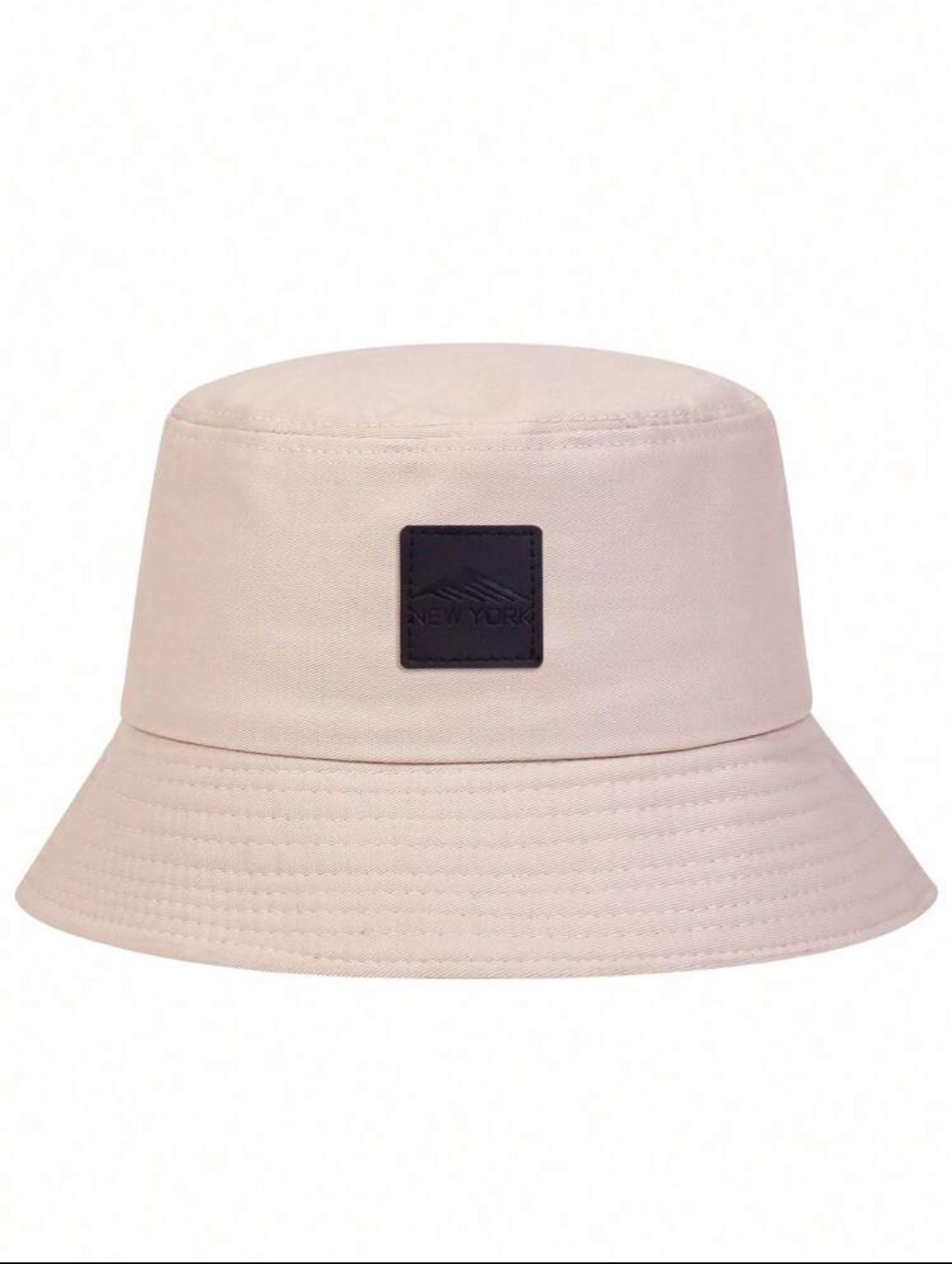Men's PU Leather Branded Bucket Hat