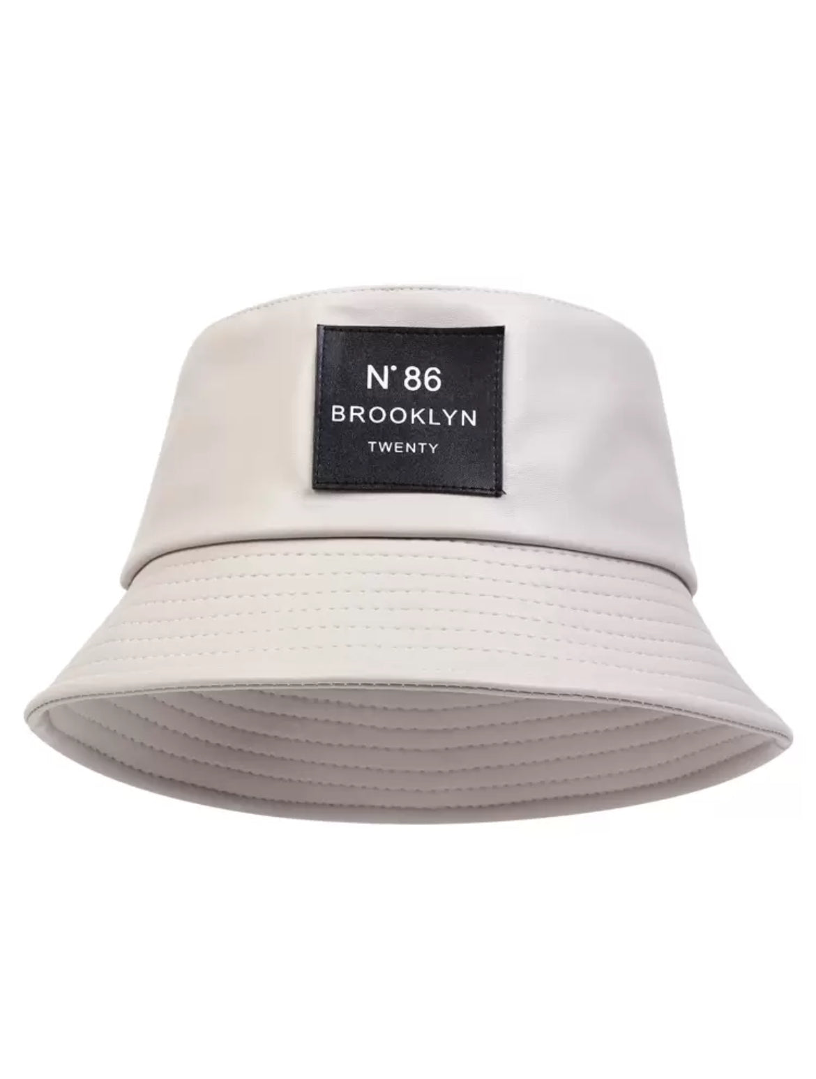 Unisex Letter Detail Fashion Bucket Hat