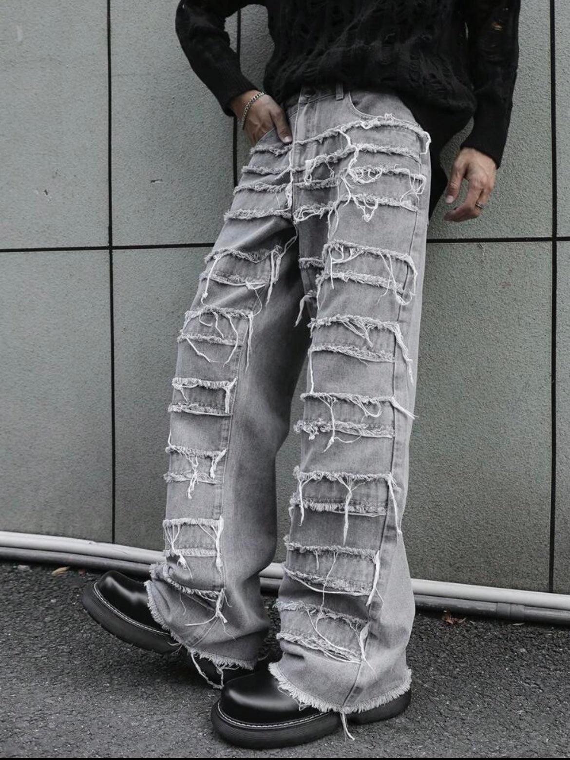 Manfinity EMRG Men Loose Fit Casual Versatile Jeans