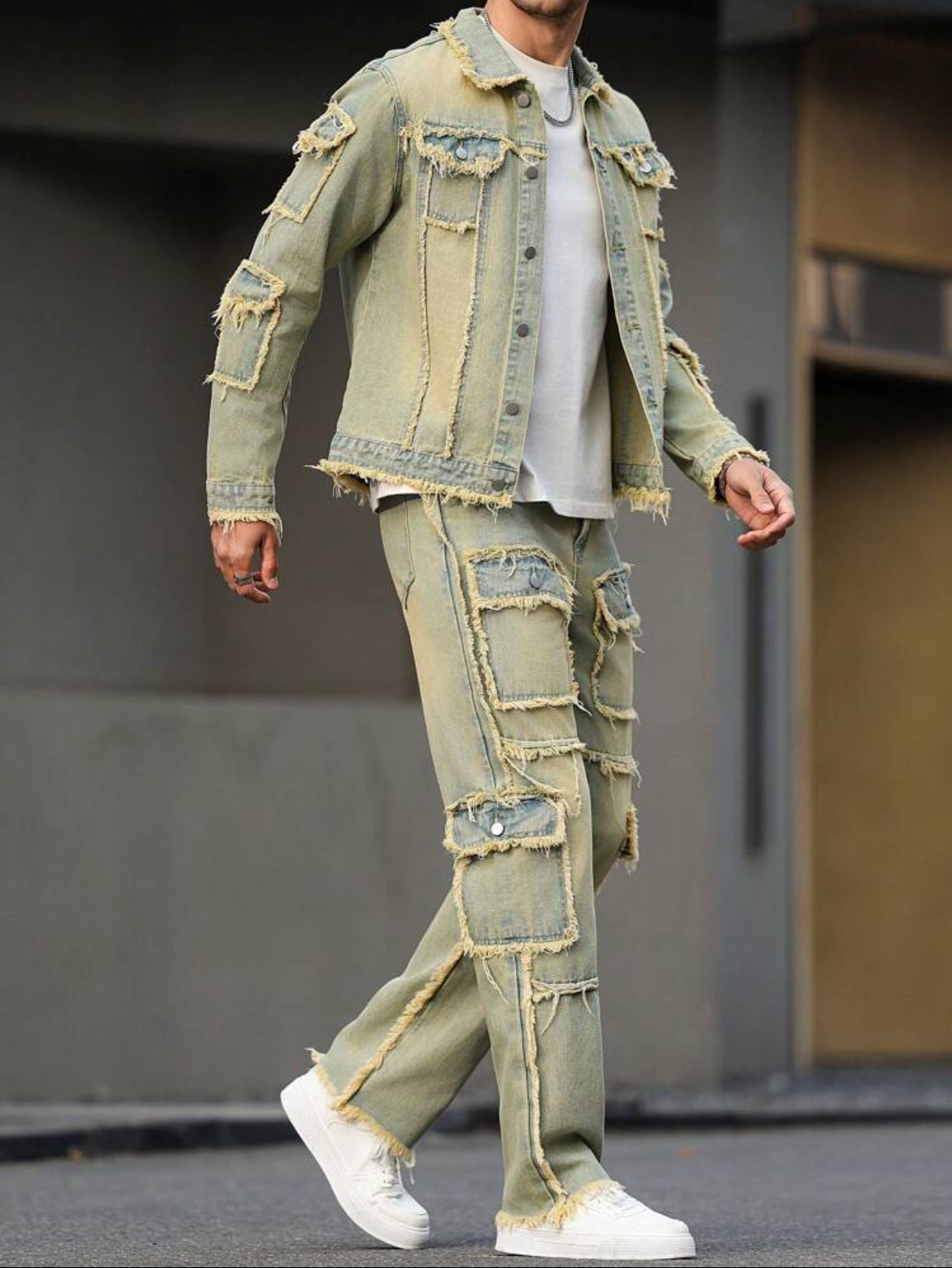 Manfinity EMRG Jacket And Denim Pants