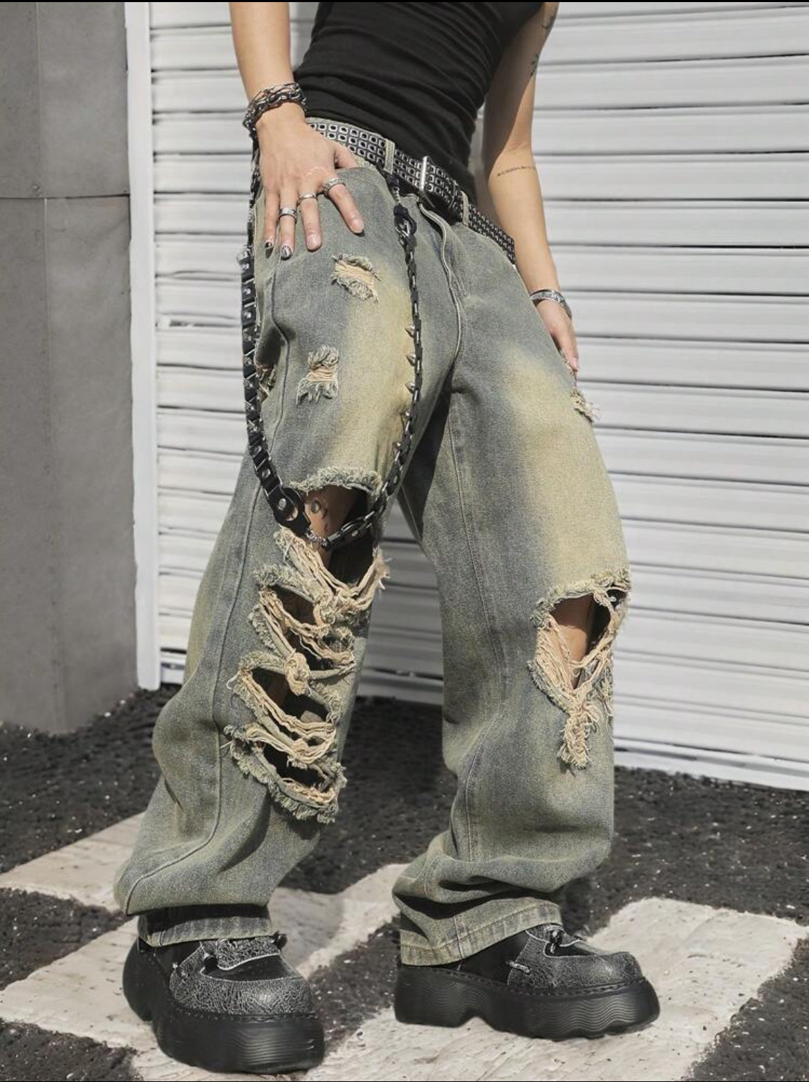 Leg Loose Casual Trendy Jeans