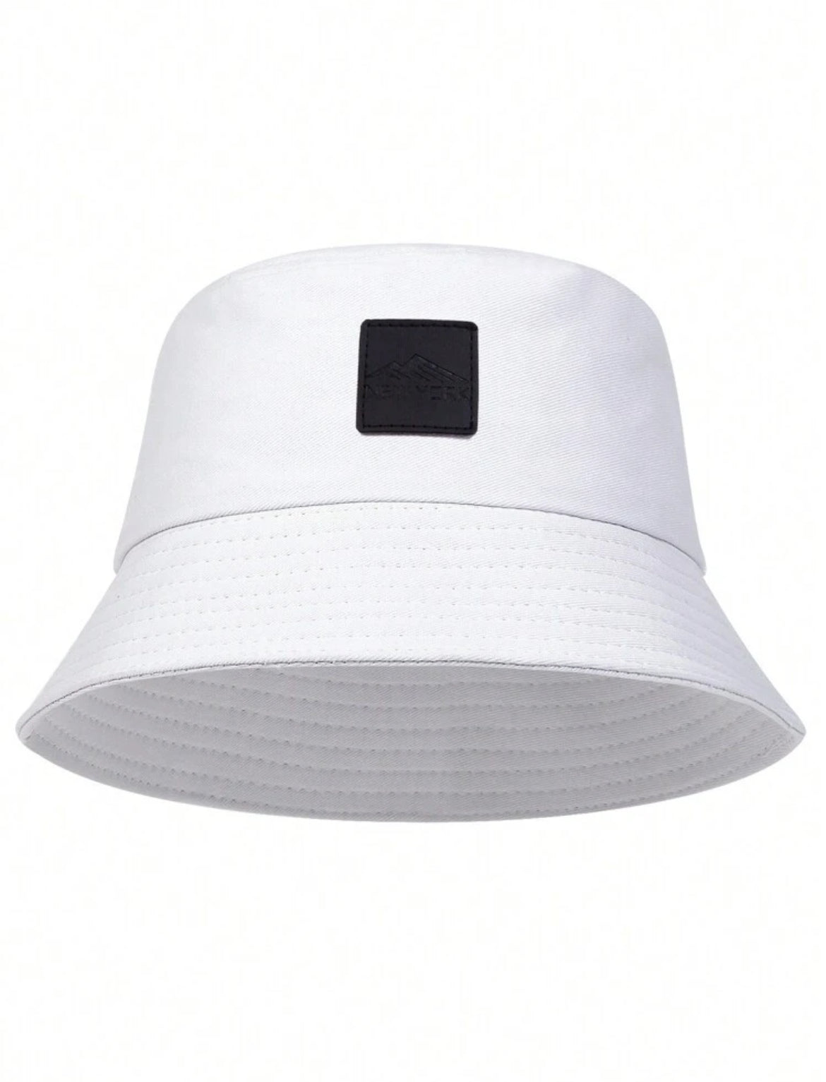 Men's PU Leather Branded Bucket Hat