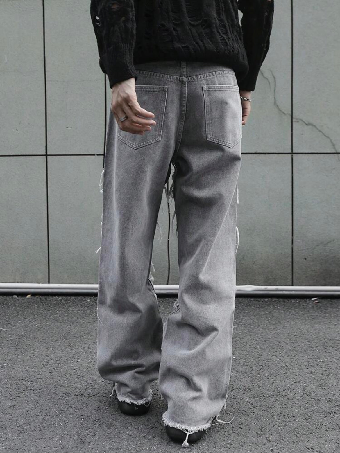 Manfinity EMRG Men Loose Fit Casual Versatile Jeans