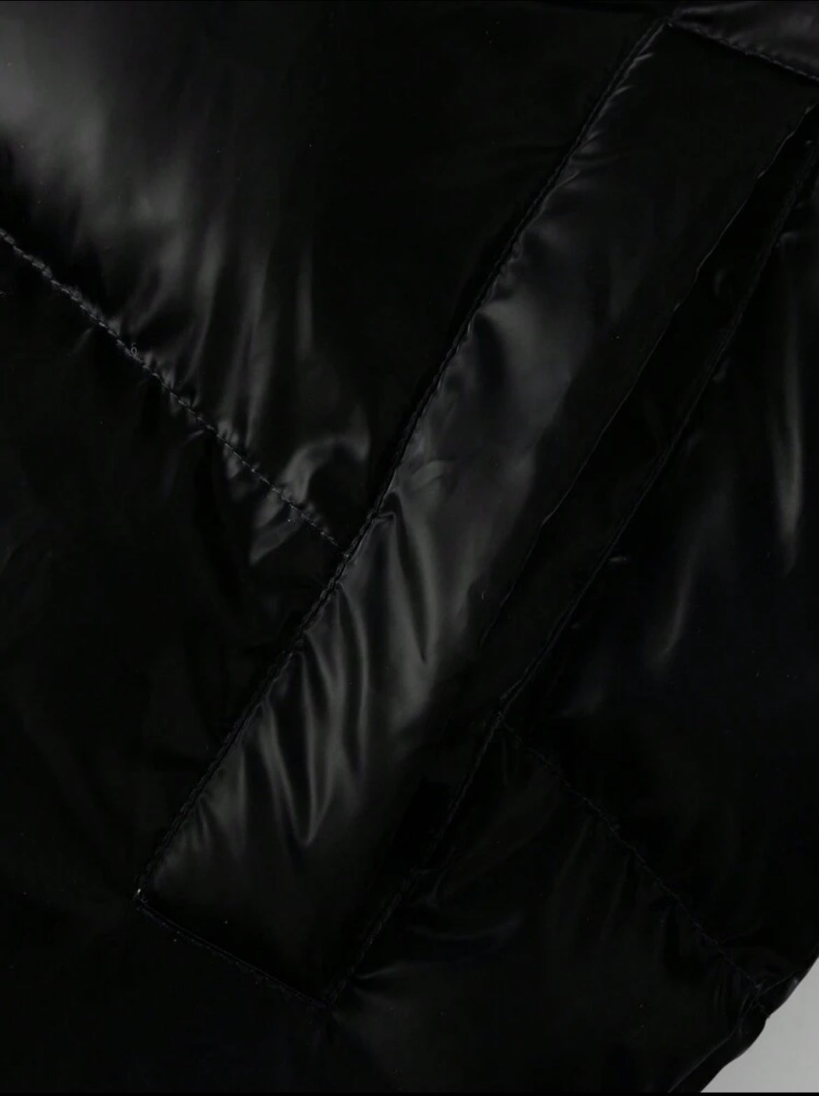 Manfinity EMRG Men’s Color Block Cross Print Padded Winter Coat