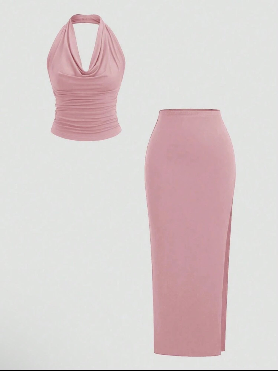 Sweetra Scoop Neck
Backless Halter Crop Top