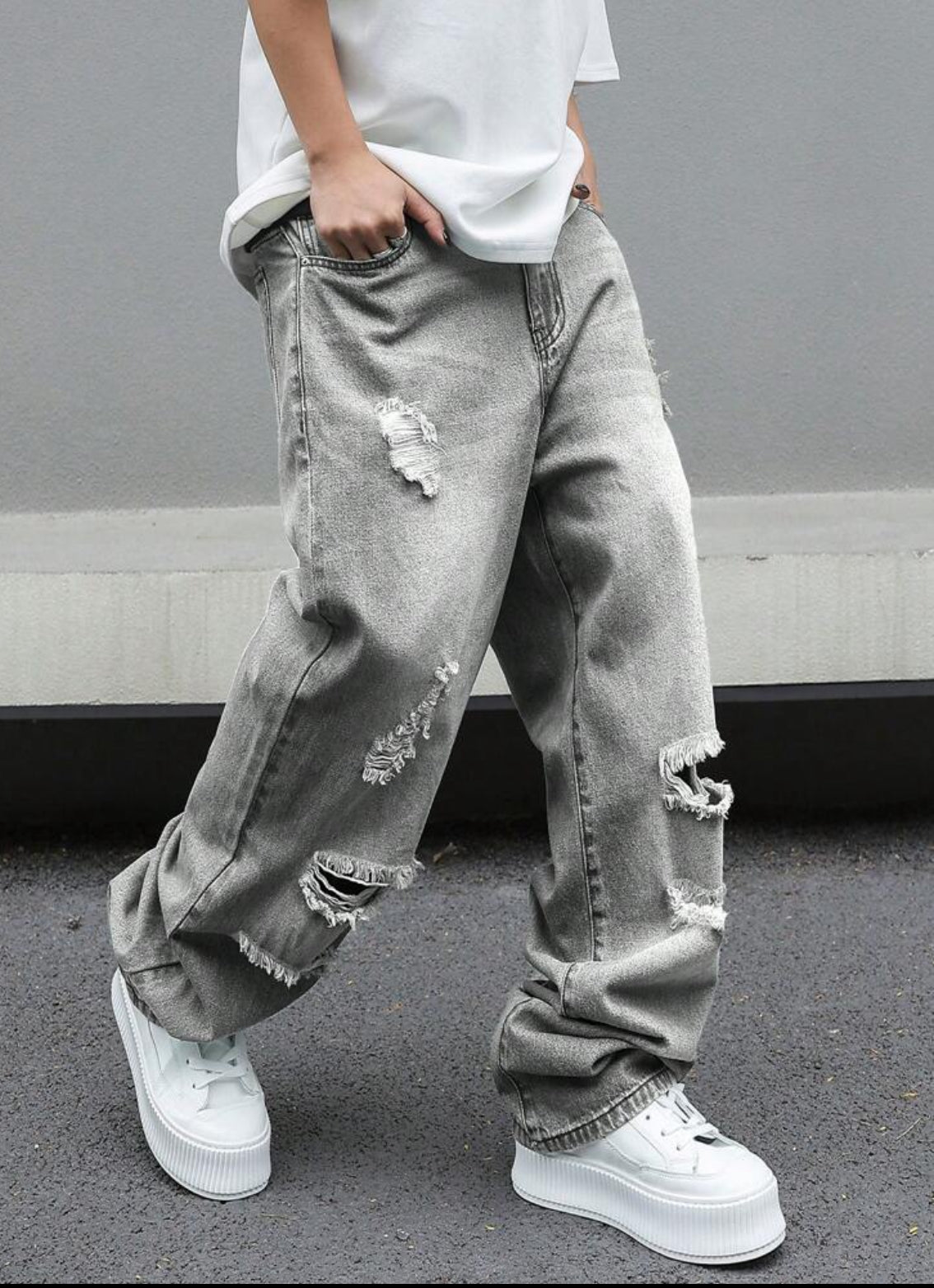 Loose Fit Denim Jeans