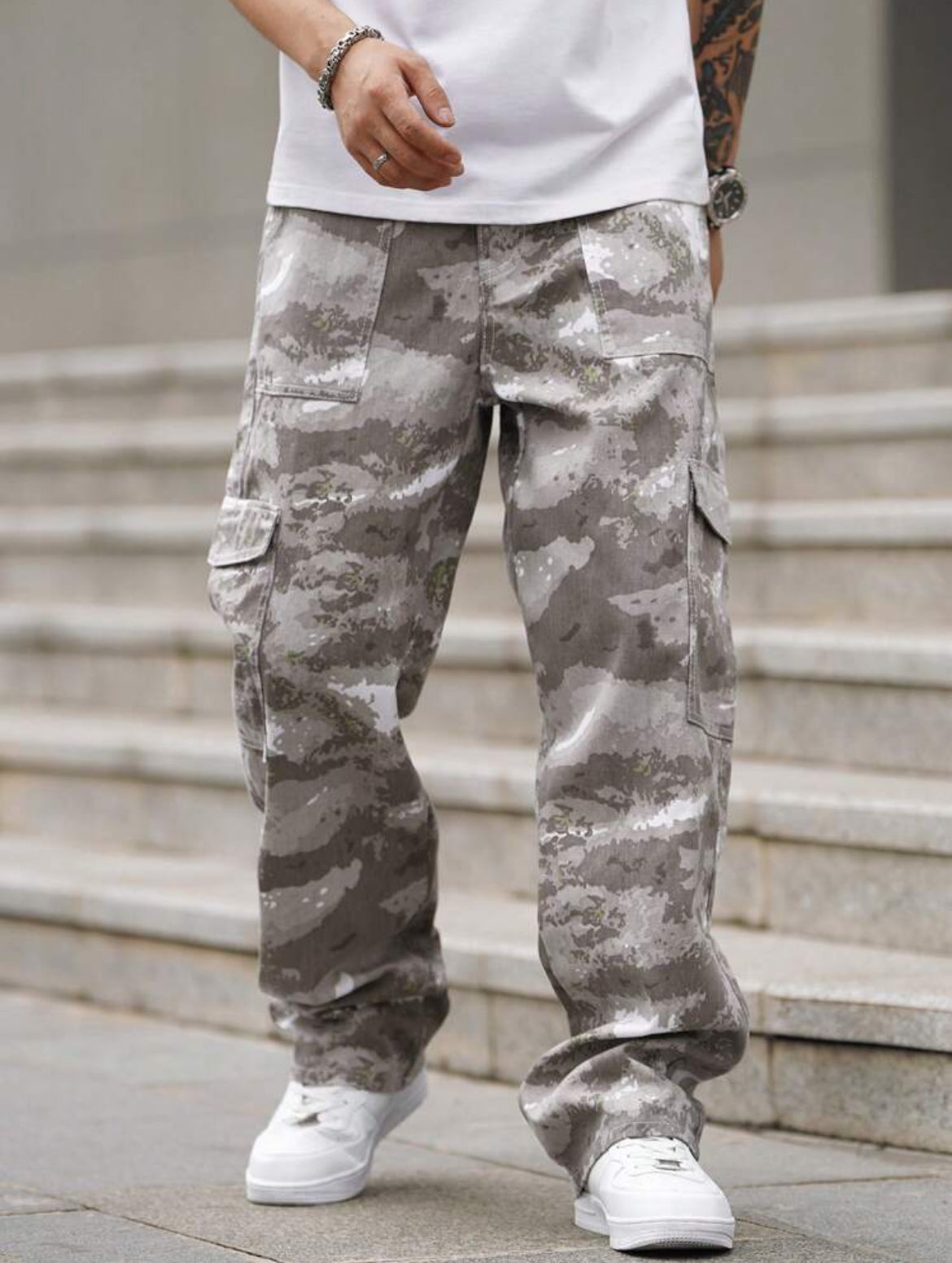 Casual Straight Leg Jeans Long
Baggy