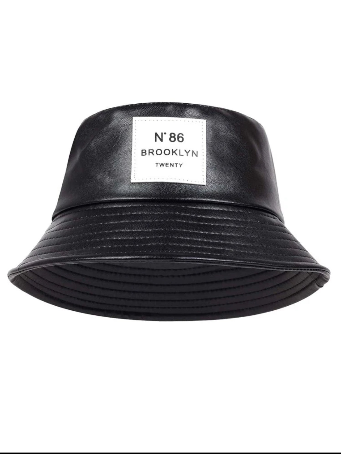 Unisex Letter Detail Fashion Bucket Hat