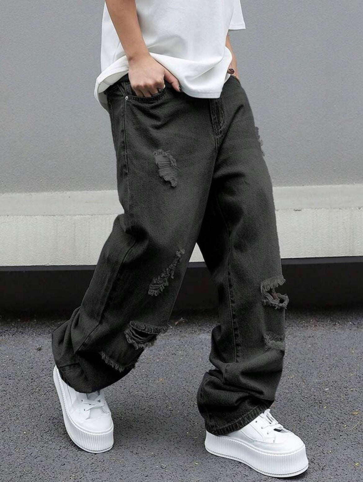 Loose Fit Denim Jeans