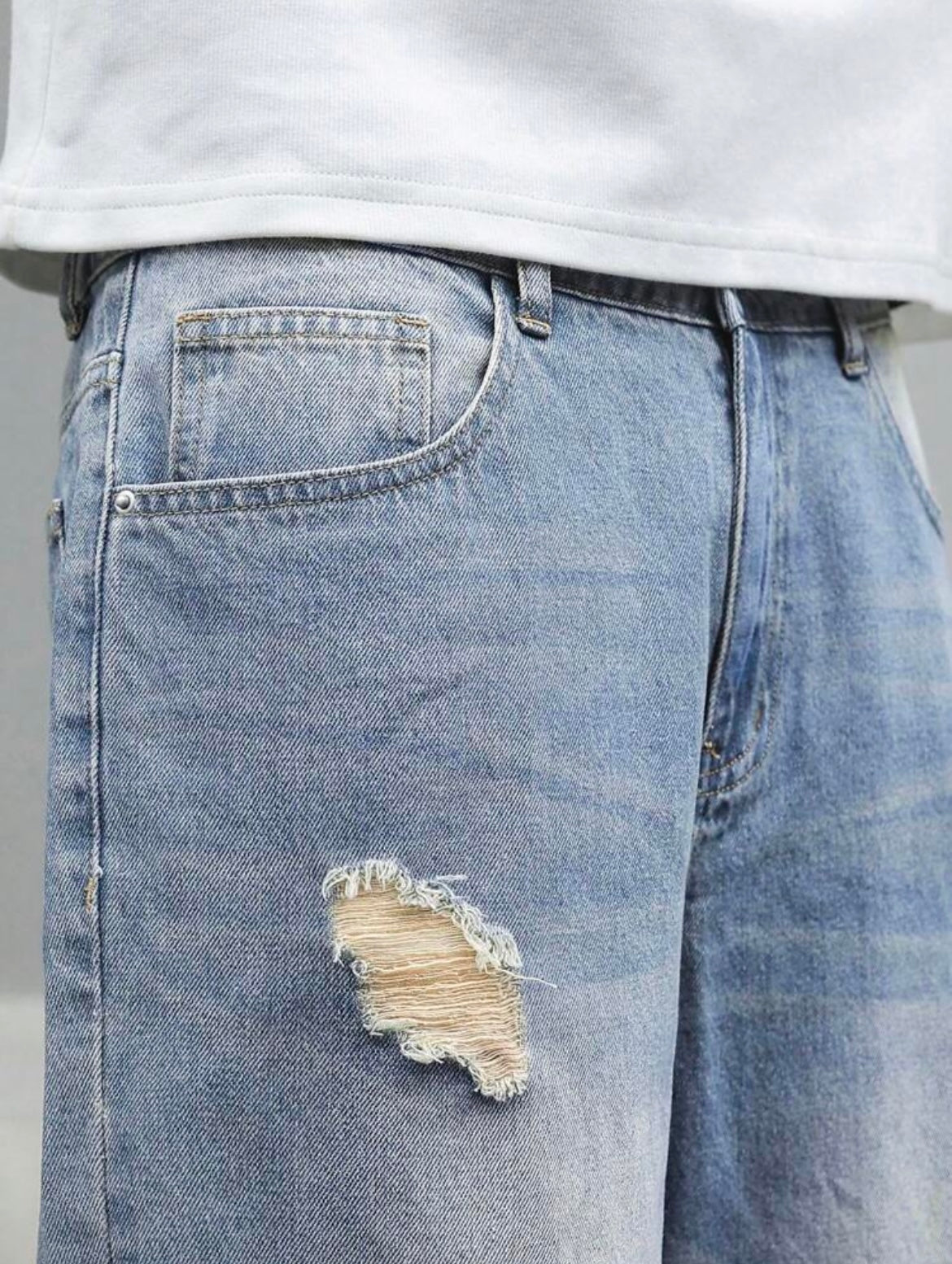 Loose Fit Denim Jeans