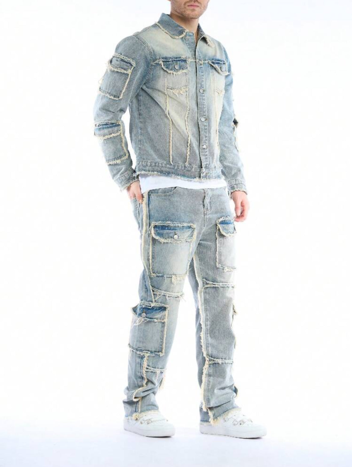 Manfinity EMRG Jacket And Denim Pants