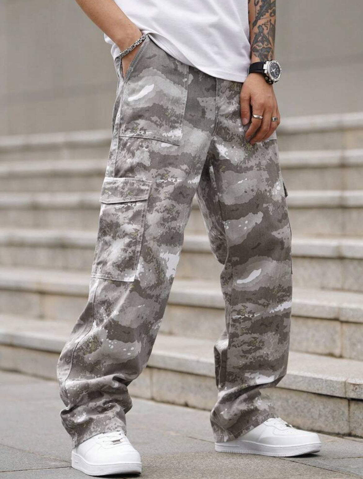 Casual Straight Leg Jeans Long
Baggy