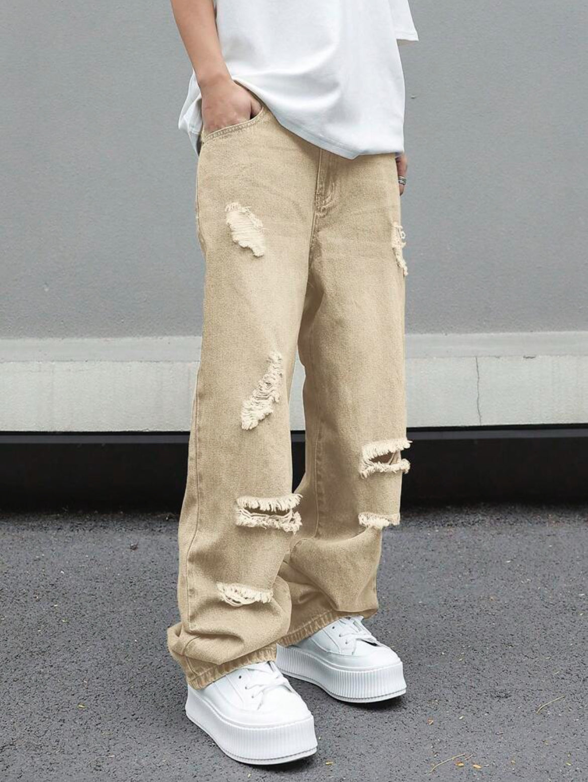 Loose Fit Denim Jeans