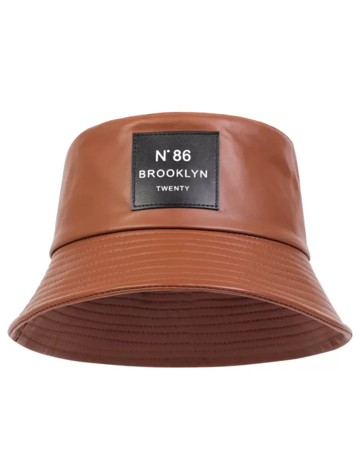 Unisex Letter Detail Fashion Bucket Hat