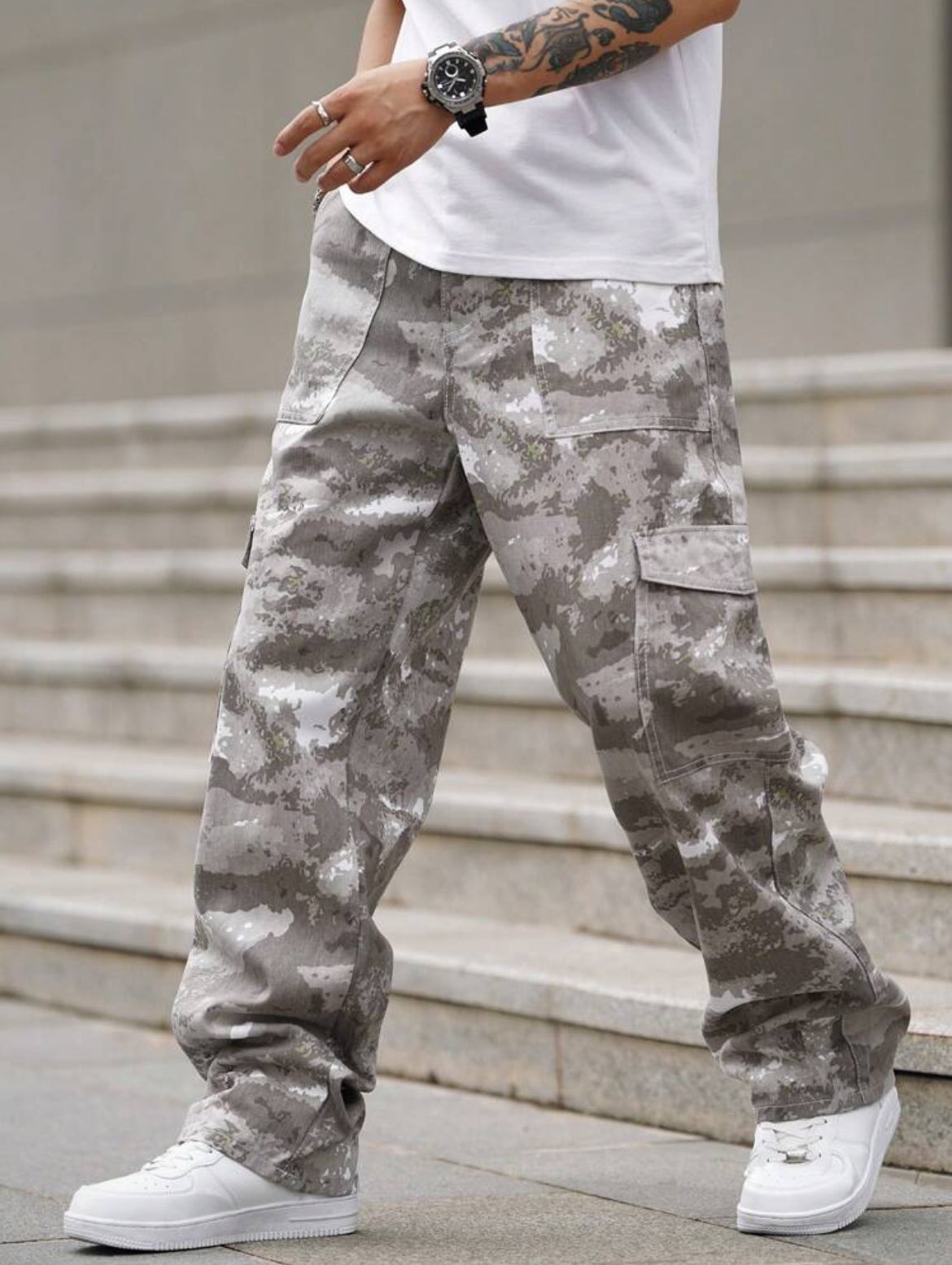 Casual Straight Leg Jeans Long
Baggy
