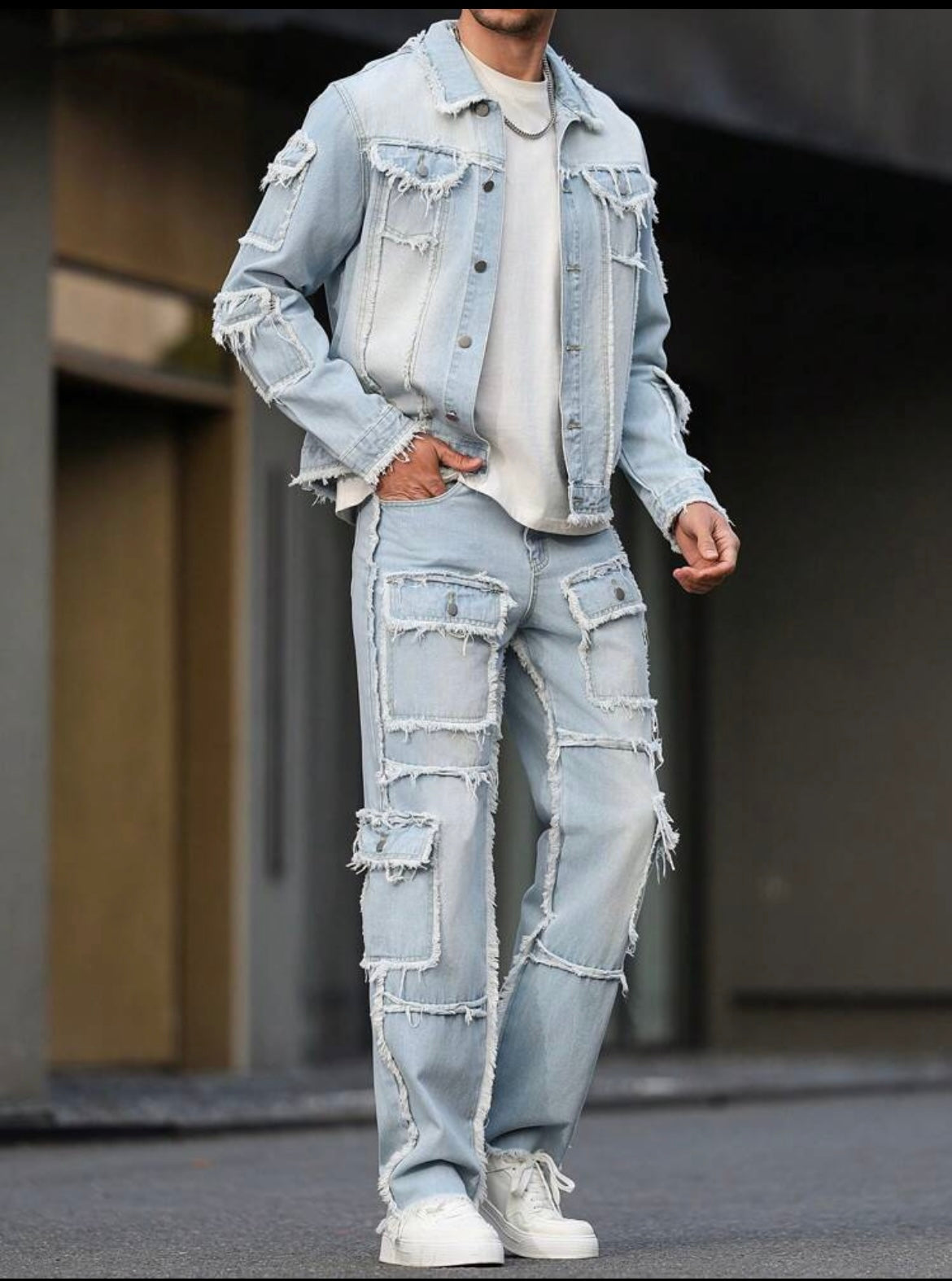 Manfinity EMRG Jacket And Denim Pants