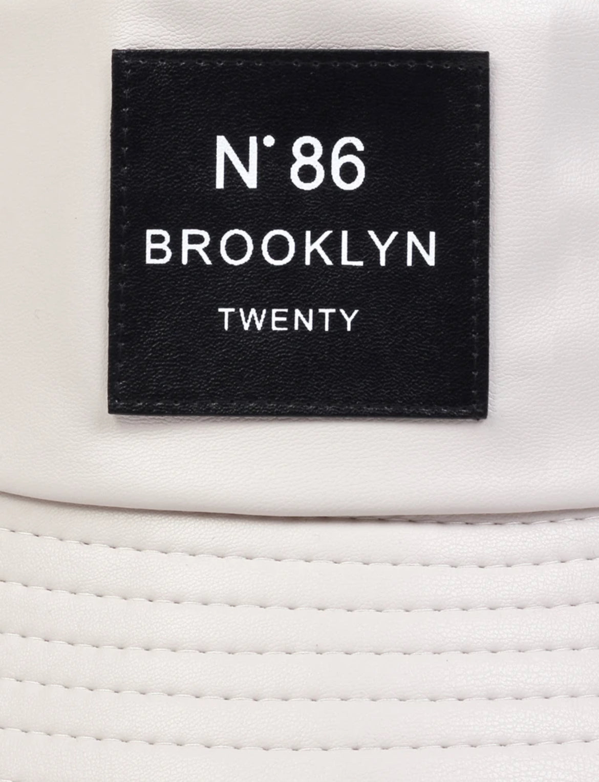 Unisex Letter Detail Fashion Bucket Hat