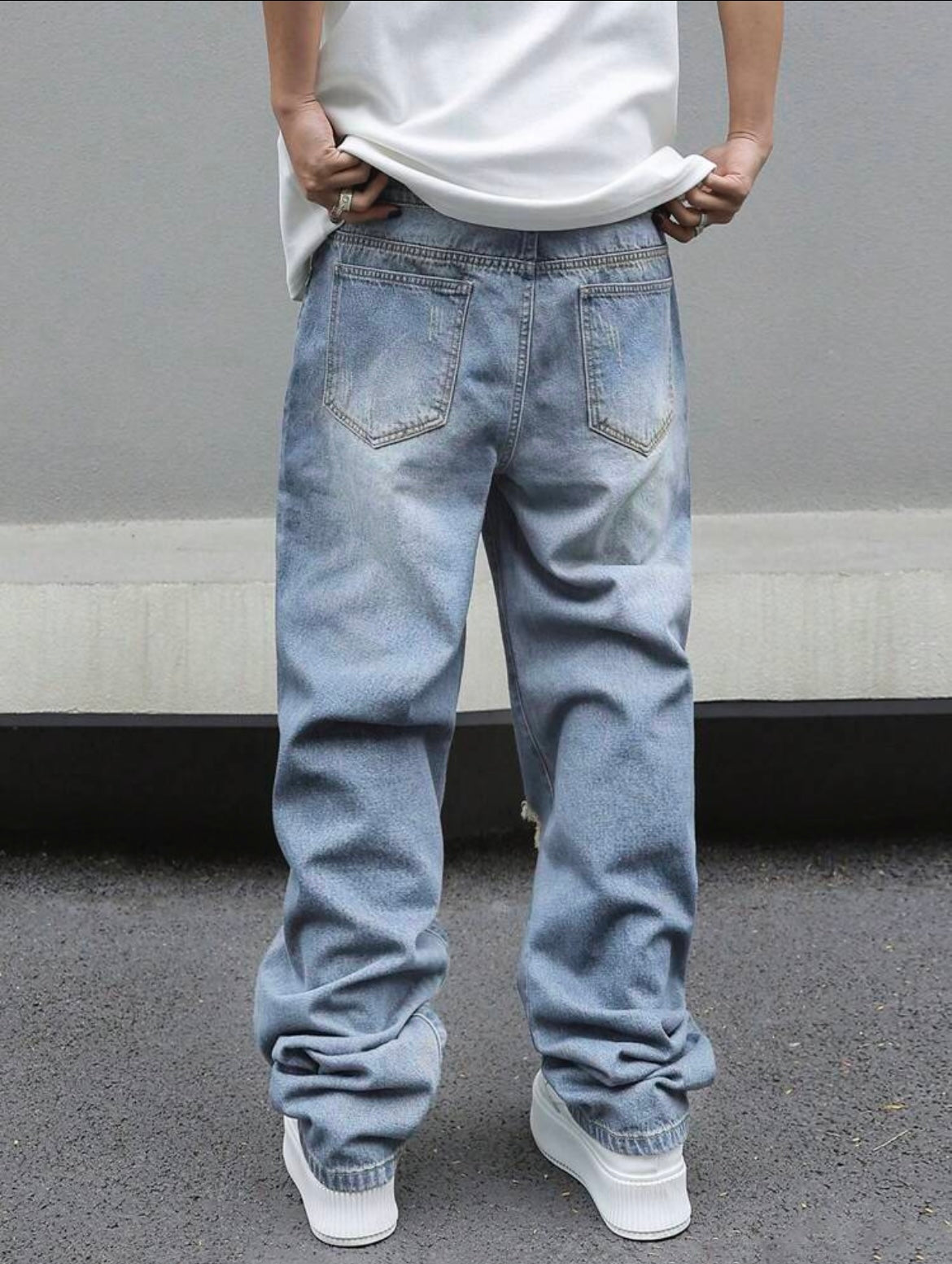Loose Fit Denim Jeans