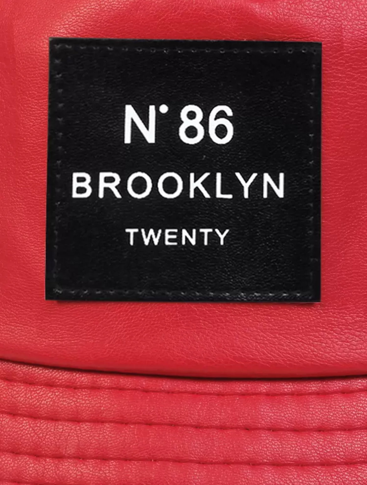 Unisex Letter Detail Fashion Bucket Hat