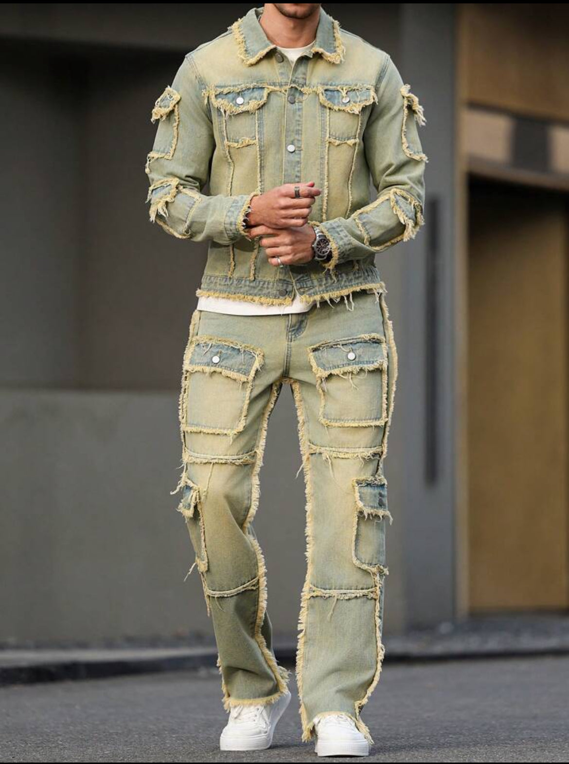 Manfinity EMRG Jacket And Denim Pants