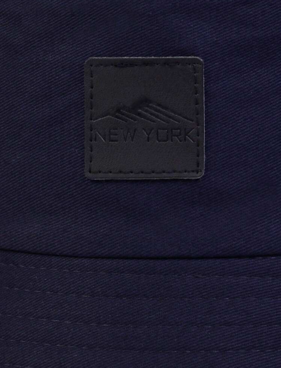 Men's PU Leather Branded Bucket Hat