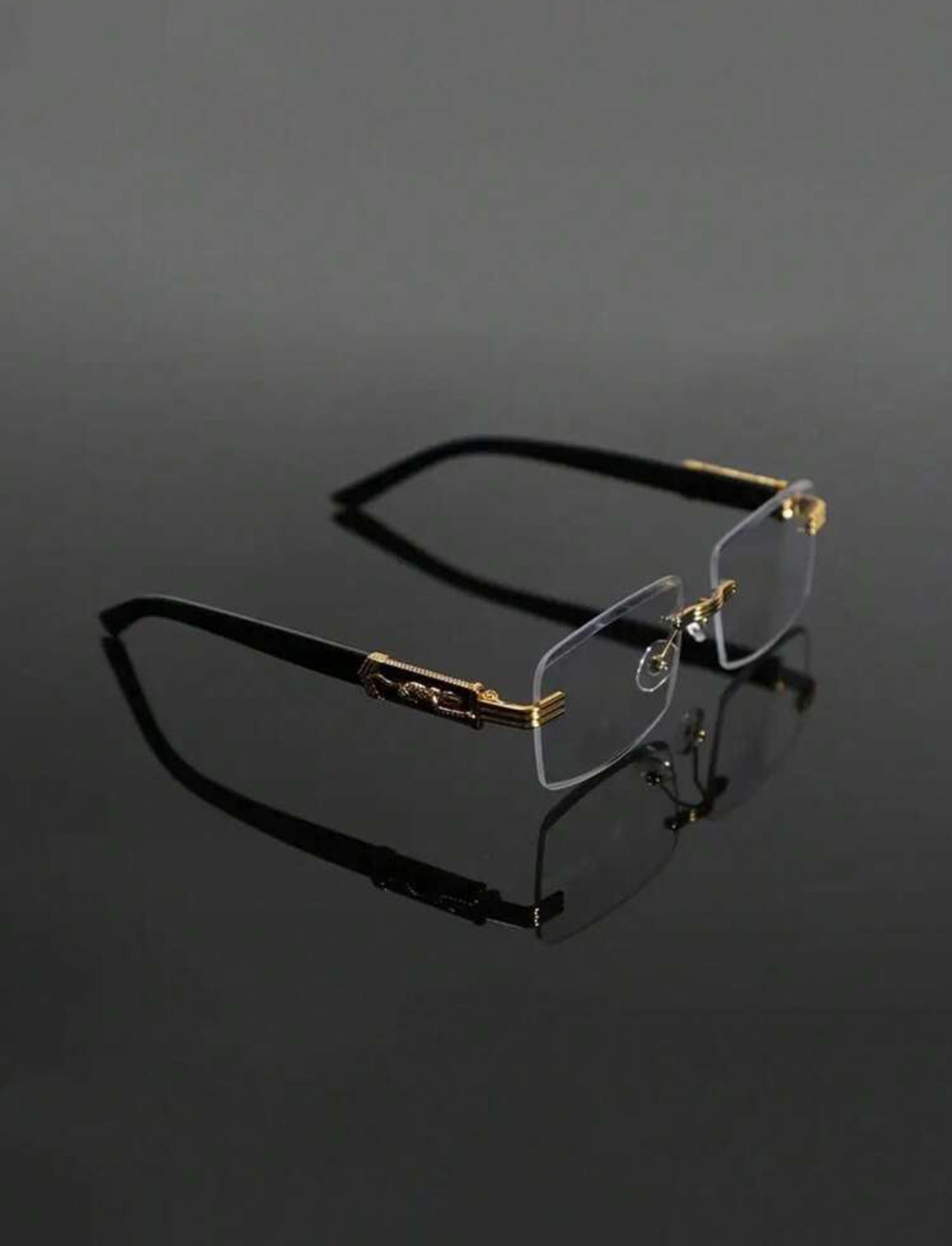 Elegant Men's Frameless Glasses Stylish Eyewear
