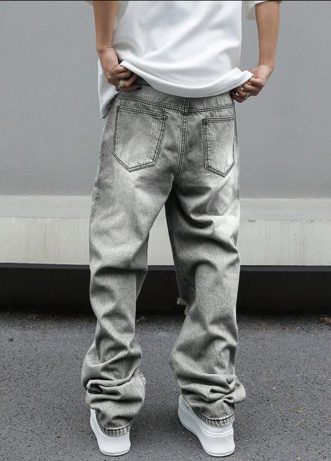 Loose Fit Denim Jeans