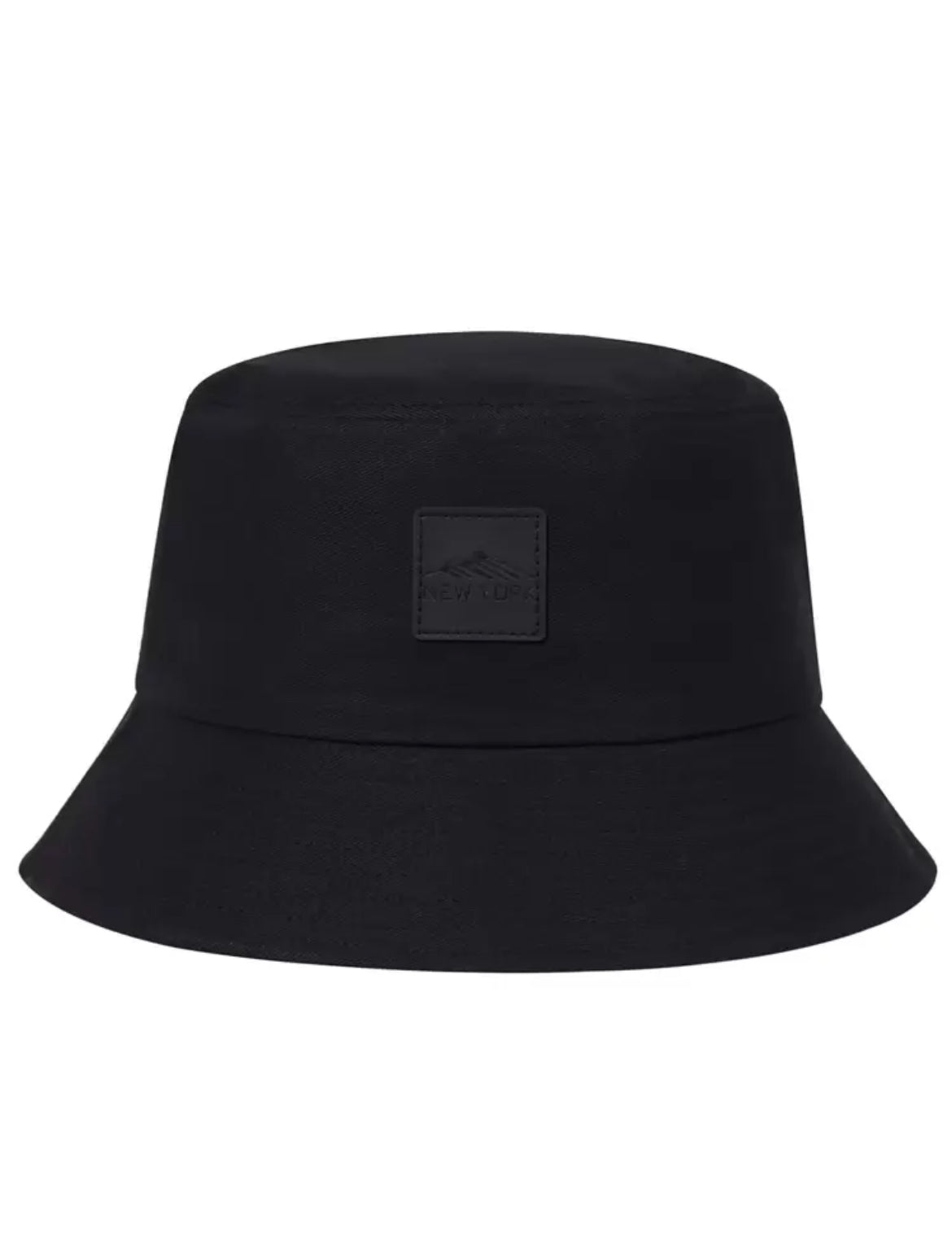 Men's PU Leather Branded Bucket Hat