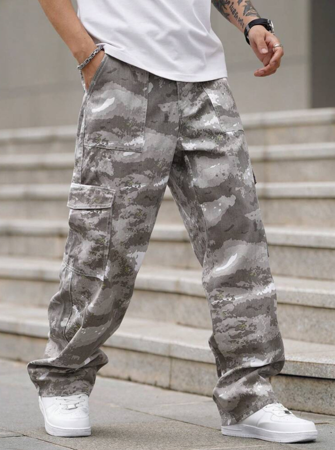 Casual Straight Leg Jeans Long
Baggy