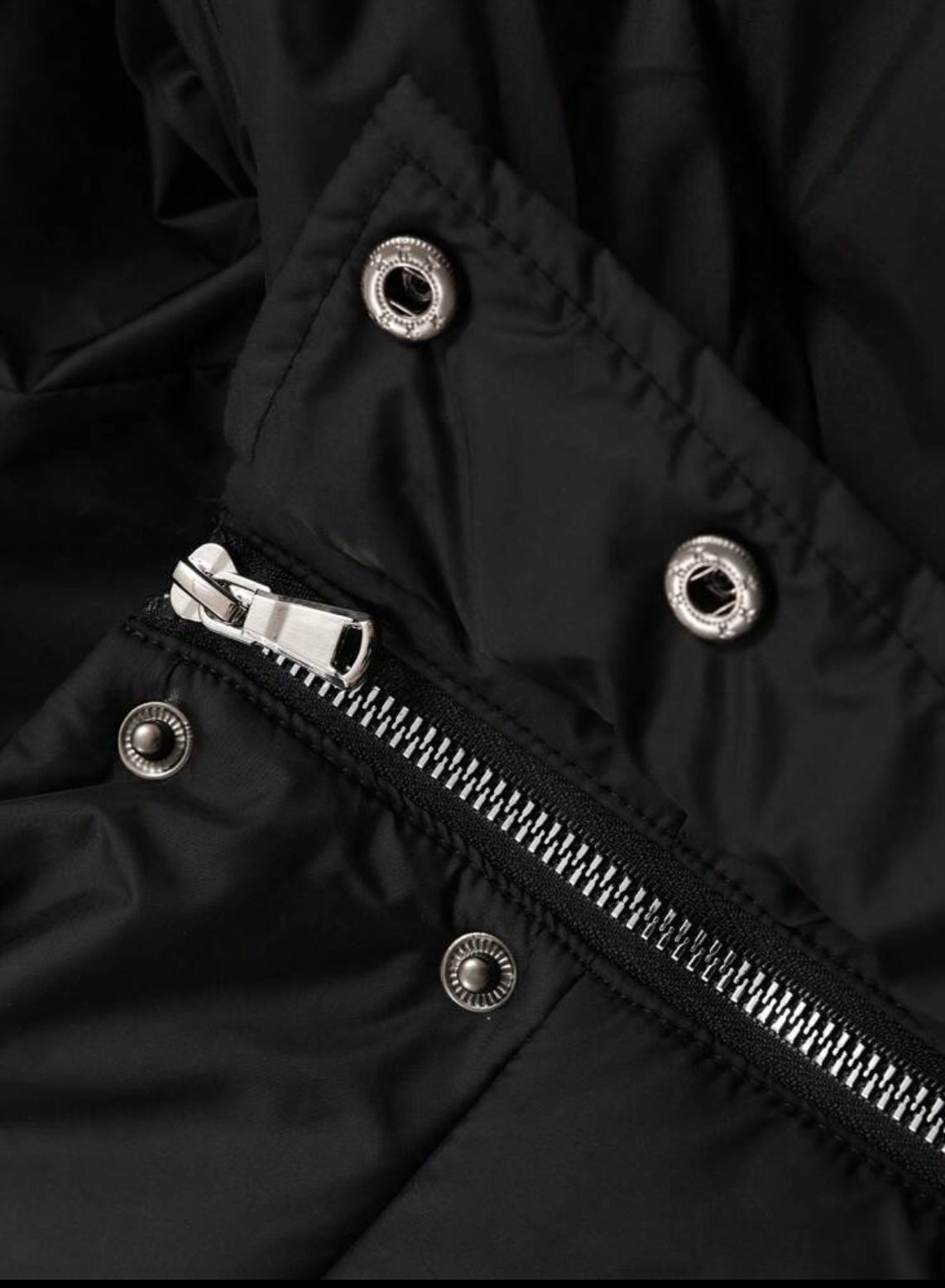 Manfinity EMRG Men’s Cross Print Zip-Up Hooded Thermal Coat