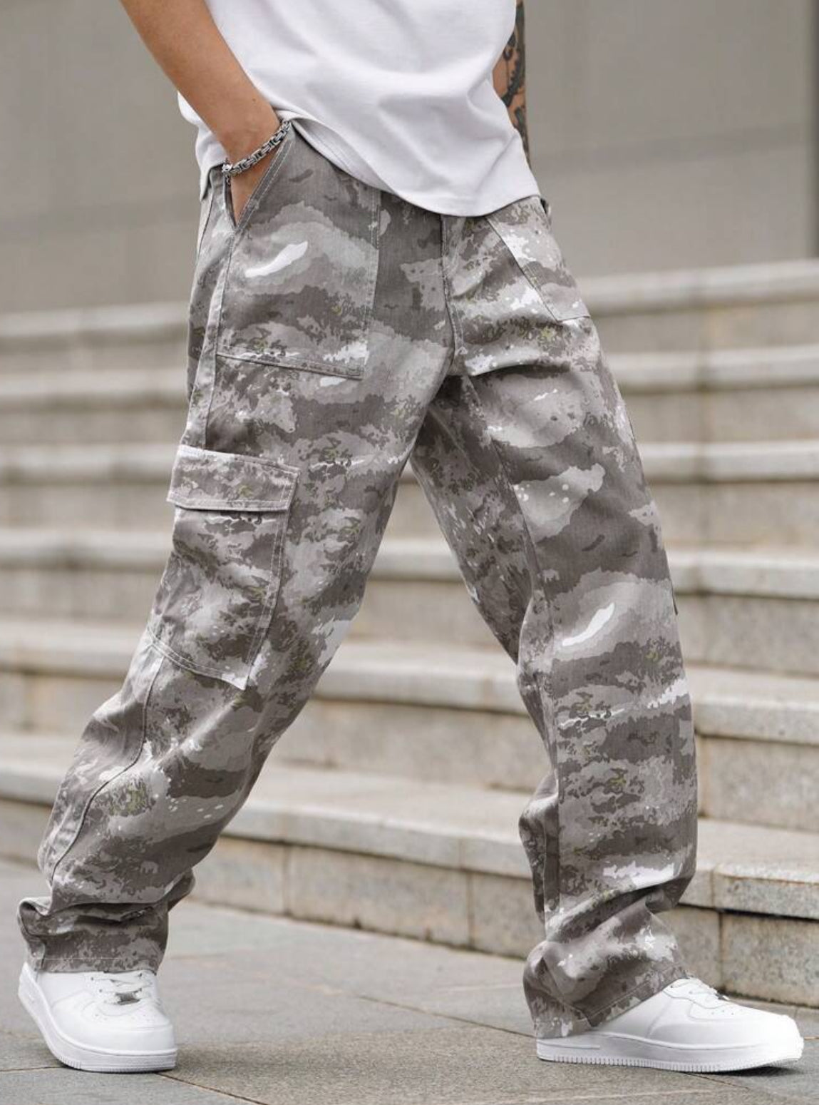 Casual Straight Leg Jeans Long
Baggy