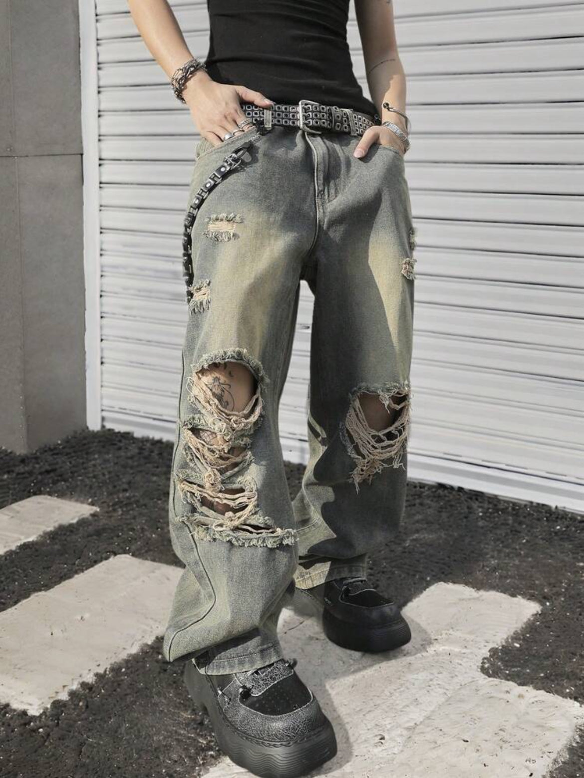Leg Loose Casual Trendy Jeans