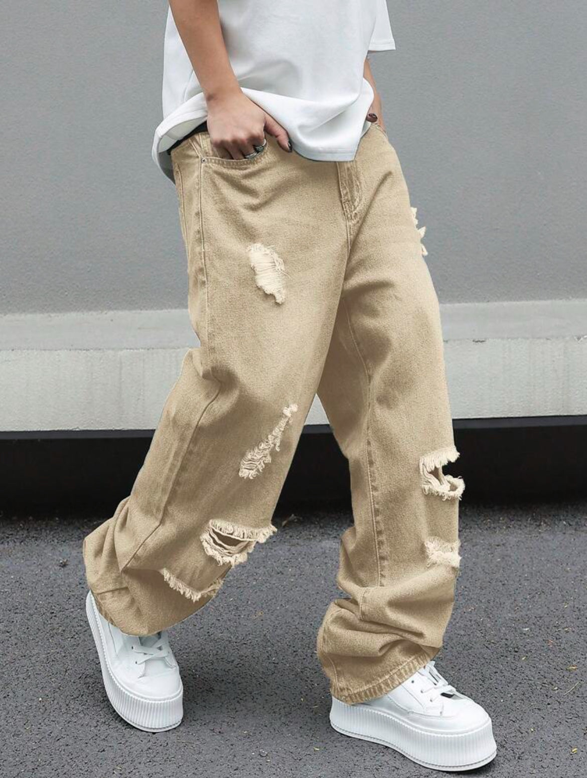 Loose Fit Denim Jeans