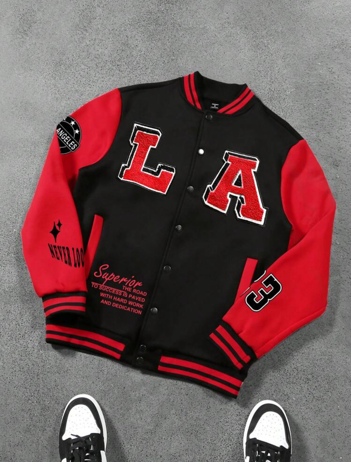 Men’s Colorblock Baseball Jacket