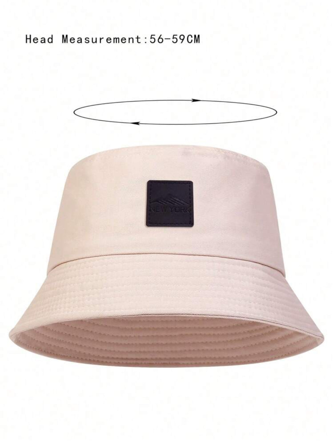 Men's PU Leather Branded Bucket Hat