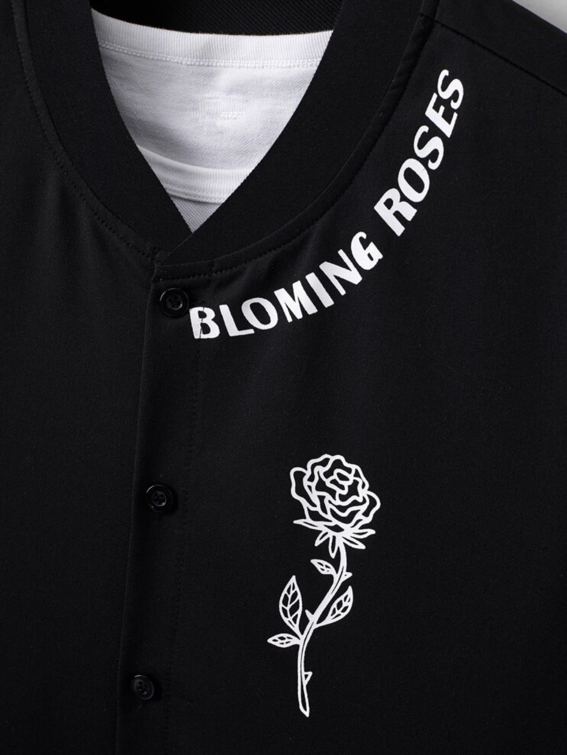 Manfinity Homme Floral & Letter Graphic Shirt and Shorts Set