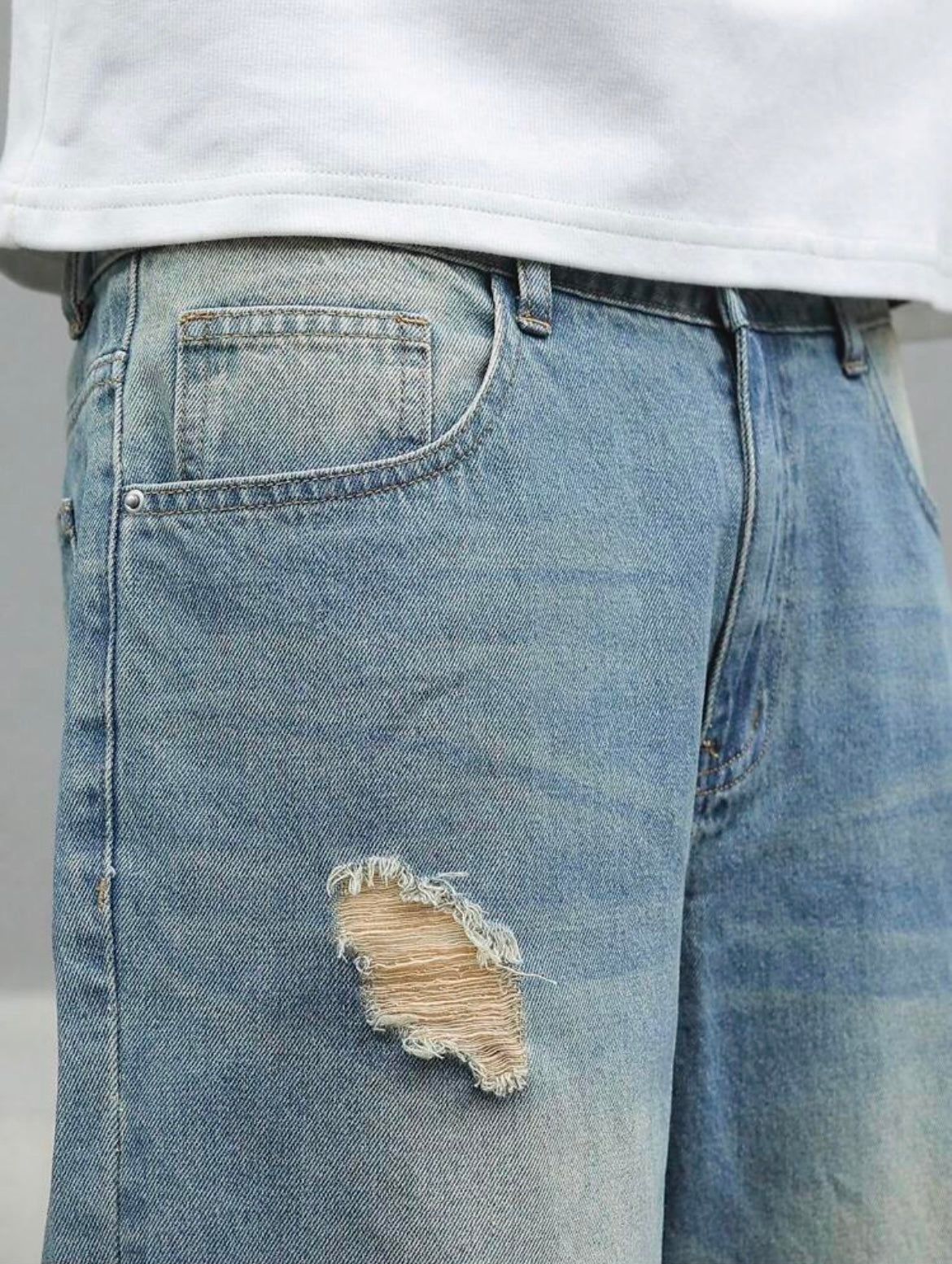 Loose Fit Denim Jeans