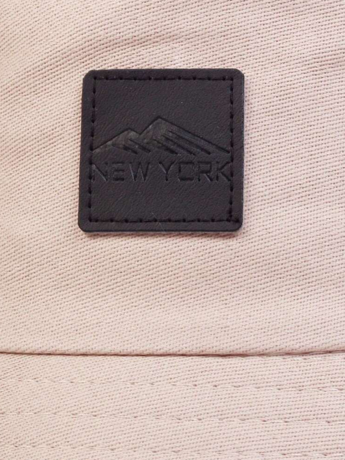 Men's PU Leather Branded Bucket Hat