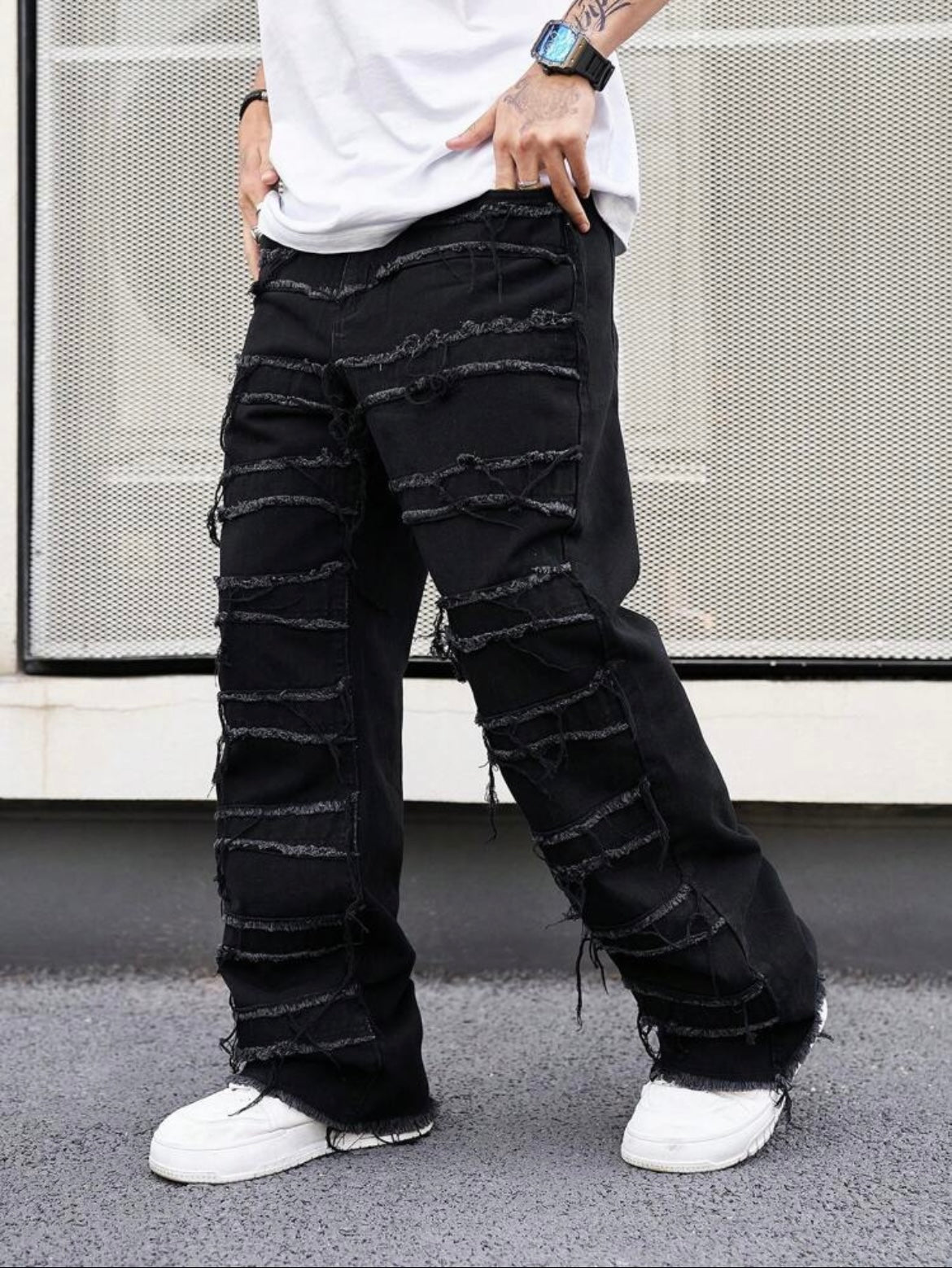 Manfinity EMRG Men Loose Fit Casual Versatile Jeans