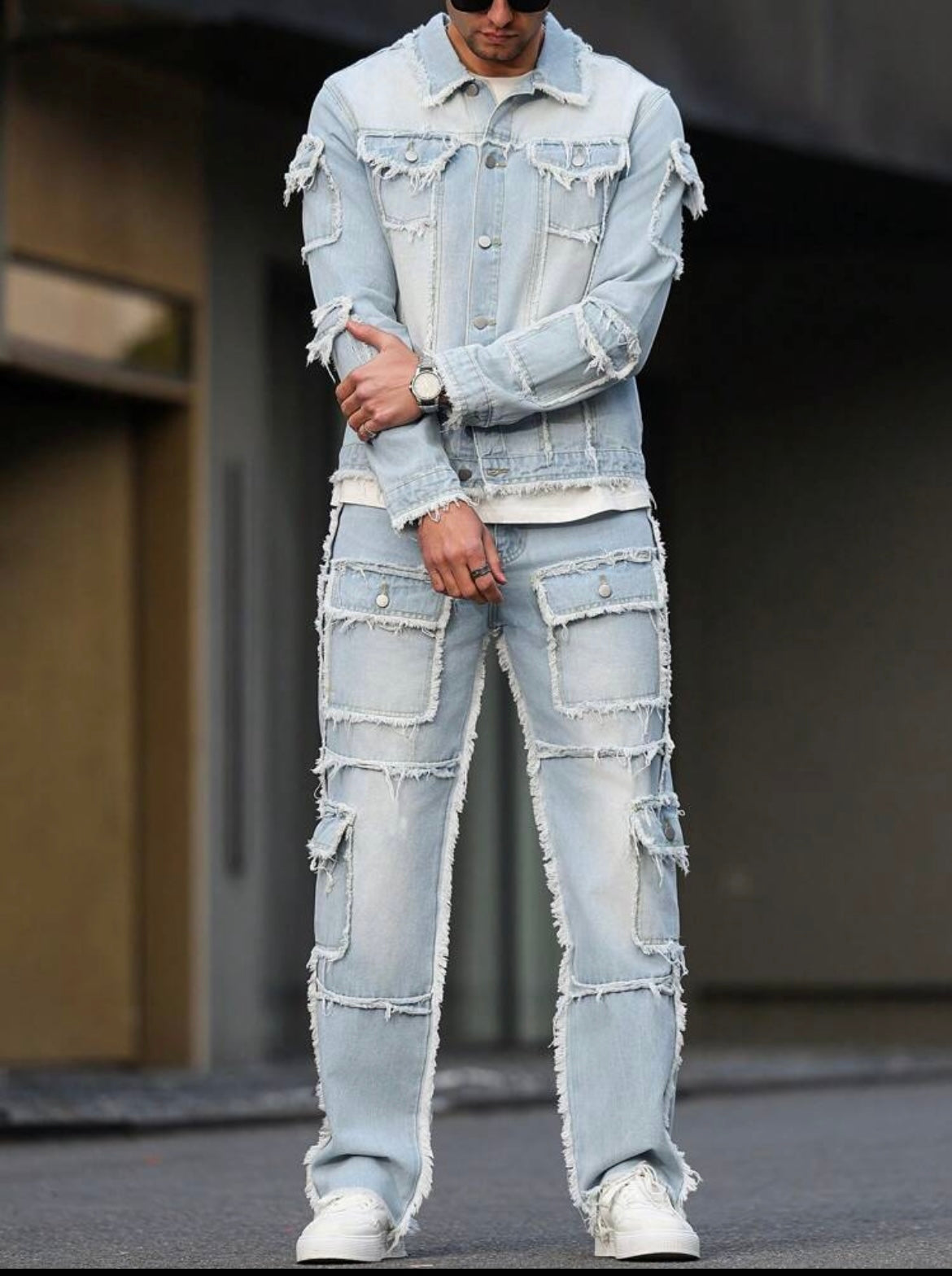 Manfinity EMRG Jacket And Denim Pants